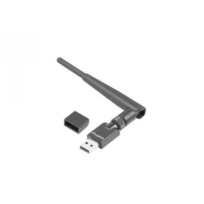 Lanberg Bezprzewodowa Karta Sieciowa USB Nc-0150-We N150 1 Zewnętrzna Antena