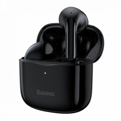 Słuchawki bezprzewodowe TWS Baseus Bowie E3, ładowanie indukcyjne, Bluetooth 5.0 - czarne (NGTW080001)
