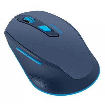 Mysz bezprzewodowa Natec Siskin 2400DPI niebieska z cichym klikiem