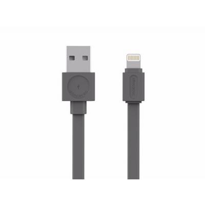 Kabel przewód USB płaski Allocacoc USBcable Lightning Flat 1.5m - szary (10451GY/LGHTBC)