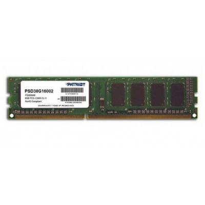 Pamięć Patriot Signature DDR3 8GB (1x8GB) 1600MHz CL11 PSD38G16002