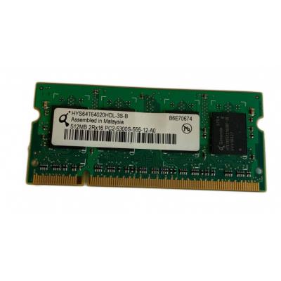 Pamięć RAM Qimonda 512MB DDR2