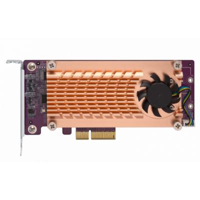 Qnap QM2-2P-244A Karta rozszerzeń 2 x M.2 22110/2280 PCIe NVMe SSD (PCIe Gen2 x4)