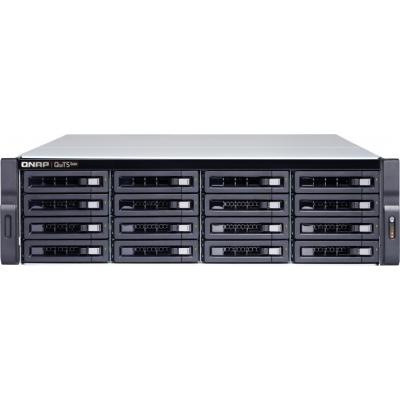 Serwer plików QNAP TS-h1677XU-RP-3700X-32G 16-bay, 3U, AMD Ryzen 7 3700X 8-core 4.4 GHz, 32 GB UDIMM DDR4, 2 x 10GbE SFP+, 2x1GbE, 6xUSB 3.2, 4xPCIe,