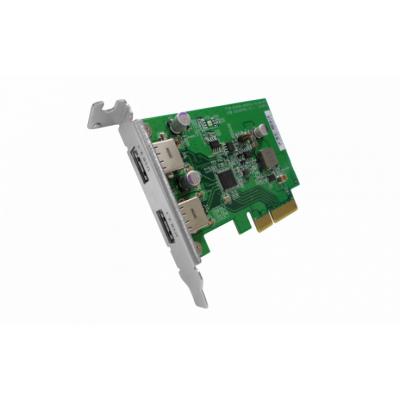 QNAP USB-U31A2P01 2x USB 3.1 Type-A Gen 2 10Gbps PCIe card