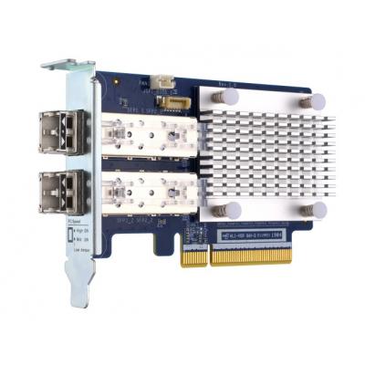 Qnap QXP-32G2FC Dwuportowa karta rozszerzeń 6 generacji Fibre Channel 32Gb z urządzeniami nadawczo-odbiorczymi SFP+