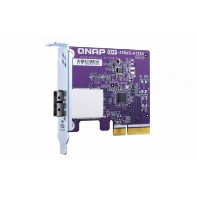 Qnap QXP-400eS-A1164 1-port SFF-8088 SATA host bus adapter, 4 x SATA 6Gb/s , PCIe 3.0 x2, for TL SATA JBOD