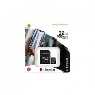 Karta Kingston Canvas Select Plus microSDHC 32GB Class 10 + Adapter SD