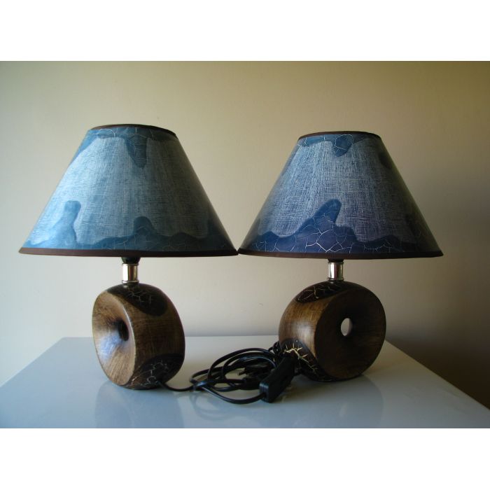 Stołowa lampka nocna 2 szt - lampa do sypialni, na stolik lub komodę