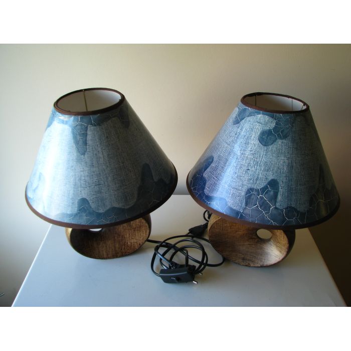 Stołowa lampka nocna 2 szt - lampa do sypialni, na stolik lub komodę