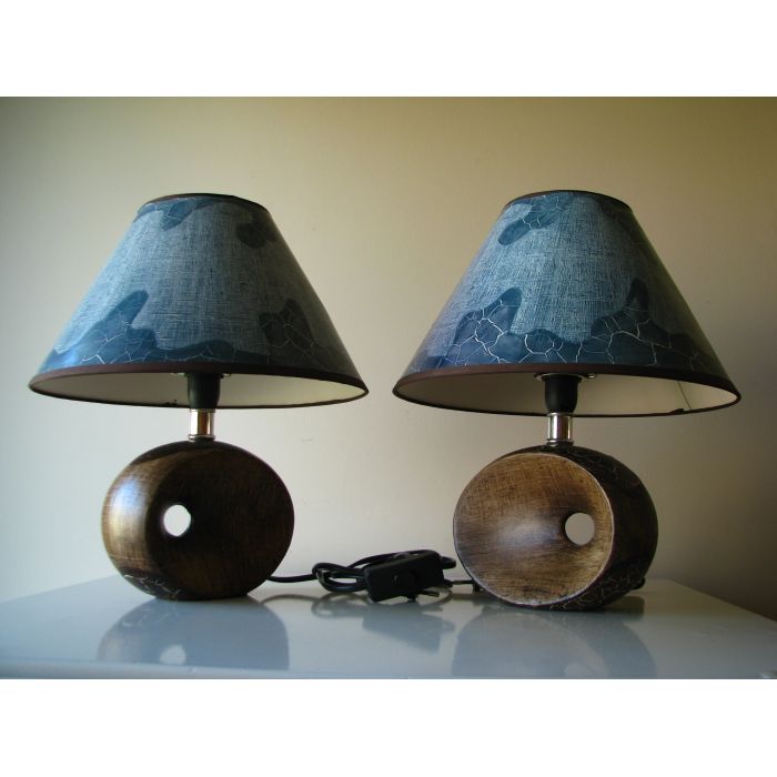 Stołowa lampka nocna 2 szt - lampa do sypialni, na stolik lub komodę