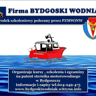 Weekendowe kursy motorowodne na patent sternika motorowodnego w Bydgoszczy