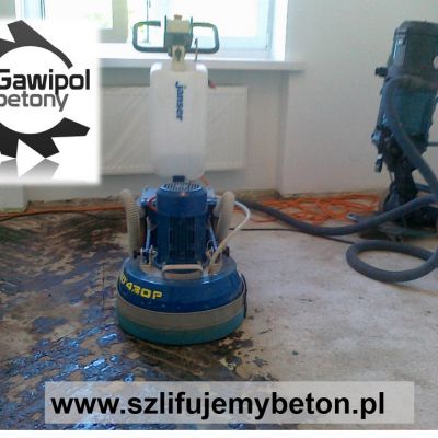 Usuwanie subitu, usuwanie lepiku -Frezowanie betonu Sopot