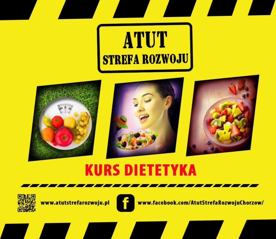 dietetyka - kurs w ATUT Chorzów - certyfikat