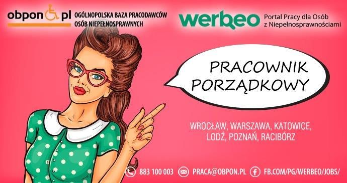 Pracownik porządkowy- Wrocław Warszawa Katowice Łódź Poznań Racibórz