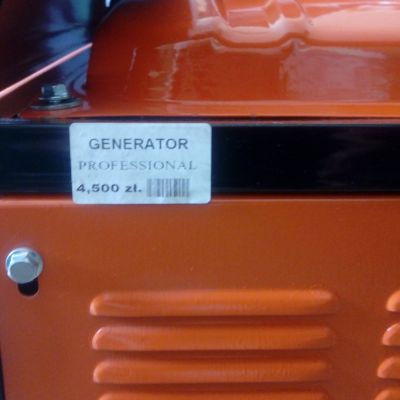 Agregat prądotwórczy 6,7 KW HERDECK HDK 7500-nowy!3500zl!
