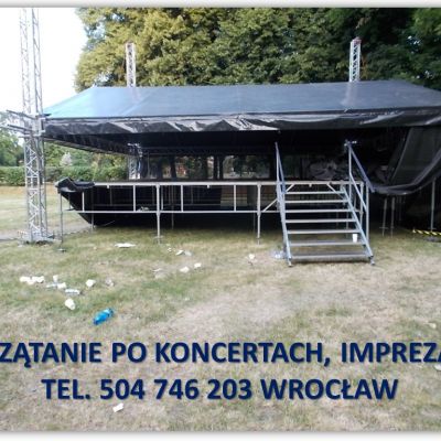 Serwis sprzątający na imprezie, Wrocław, tel. 504-746-203. Obsługa imprezy masowej, eventu