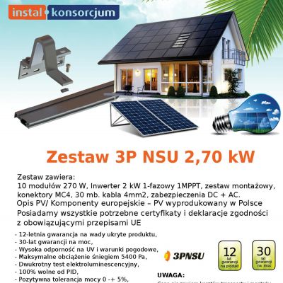TERMIKA eco line - zestaw paneli fotowoltaiczny 2,70 kW