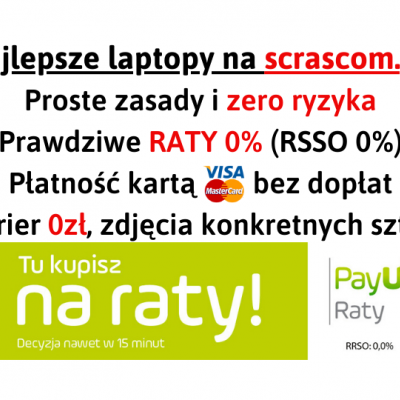 Laptopy poleasingowe Dell Warszawa Windows 10 Pro raty 0%
