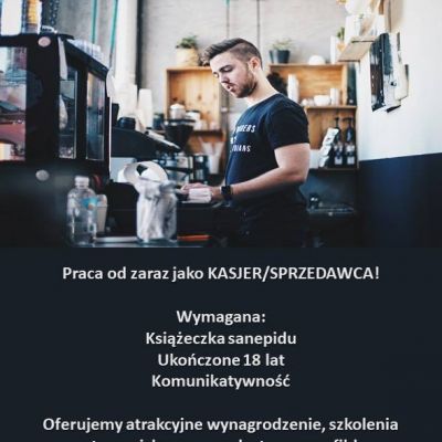 Obsługa kasy w Chorzowie - praca od zaraz! Zadzwoń i poznaj szczegóły!
