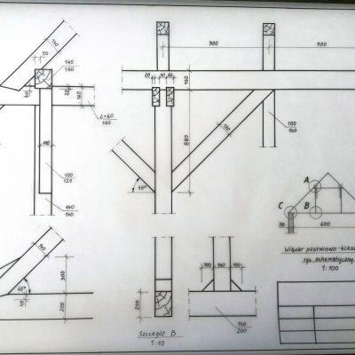 Rysunek techniczny projekty - kalka rapidograf CAD