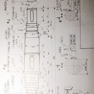 Rysunek techniczny projekty - kalka rapidograf CAD