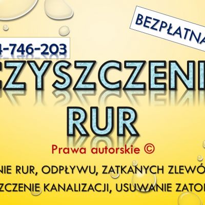 Przepychanie rur cena, tel. 504-746-203, toalety, odpływu, Wrocław.  Czyszczenie kanalizacji sprężyną mechaniczną i elektryczną.