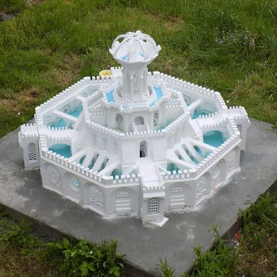Mała architektura z betonu - bezkonkurencyjna technika budowy form 3d - fontanny ogień i woda.