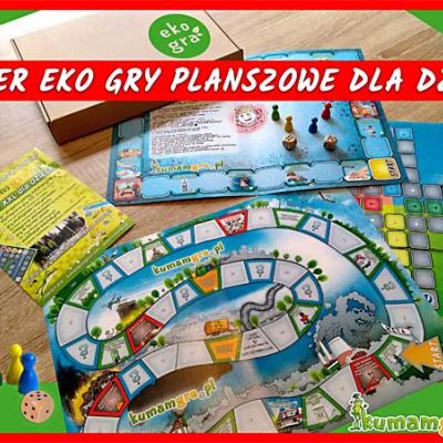 EKO GRY planszowe dla DZIECI na prezent - edukacyjna zabawa