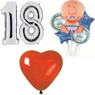 Balony na hel i powietrze,foliowe,gumowe,butle z helem