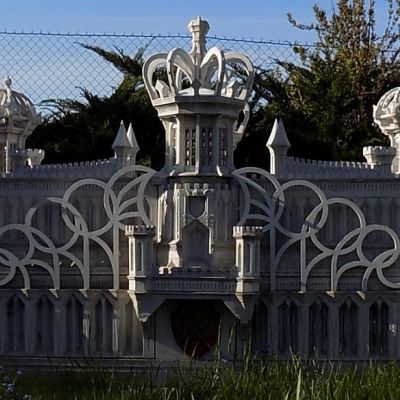 Architektura ogrodowa - Nowa technika budowy form 3d - fontanny z betonu ogień i woda.