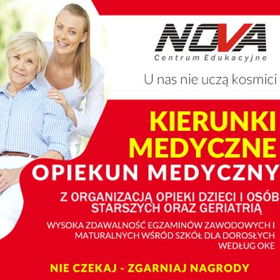 Opiekun medyczny w NOVA CE Kielce