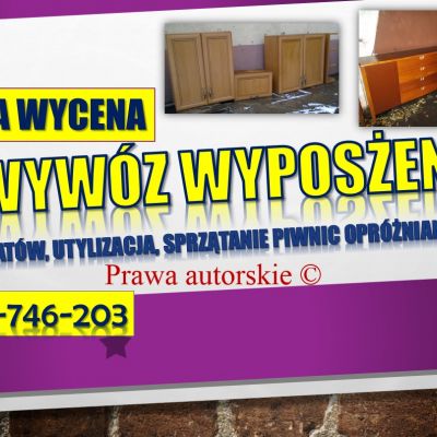 Opróżnienie mieszkania cena tel. 504-746-203, likwidacja piwnic, Wrocław