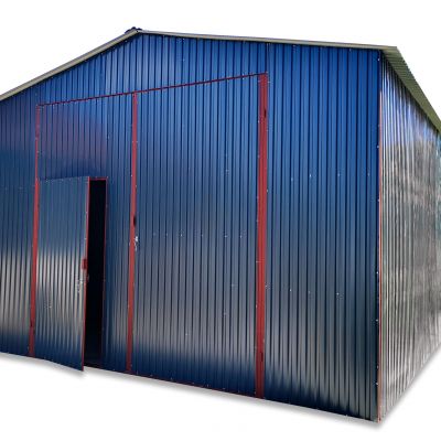 Garaż blaszany 5x7 m, brama, drzwi, blaszak, hala dwuspadowy dach, solidny, dowolny kolor