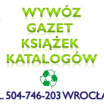 Wywóz kartonu tel 504-746-203. Odbiór kartonów Wrocław, makulatury, ze sklepu, firmy, domu