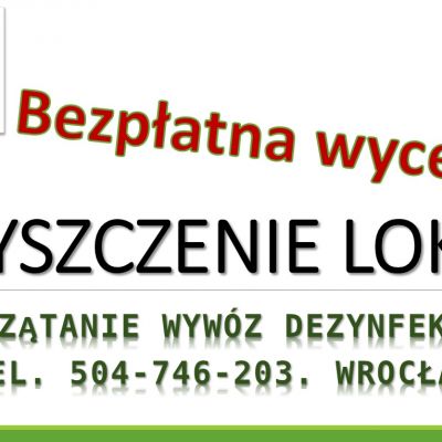 Dezynfekcja pomieszczeń, cennik tel. 504-746-203. usługi, Wrocław  Czyszczenia i dezynfekcji mieszkania po zalaniu wodą i fekaliami.