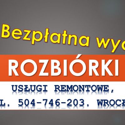 Usługi budowlane, cennik usług remontowych, budowlanych, Wrocław,  Remont mieszkania, łazienki, przygotowanie lokalu do remontu.  Cennik usług obejmuje niektóre usługi budowlane, prace remontowe