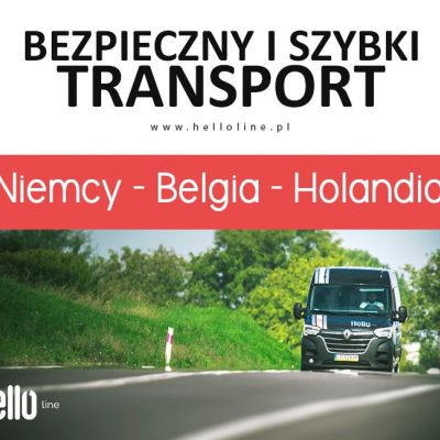Przewóz osób i przesyłek na trasie Polska, Niemcy, Holandia i Belgia