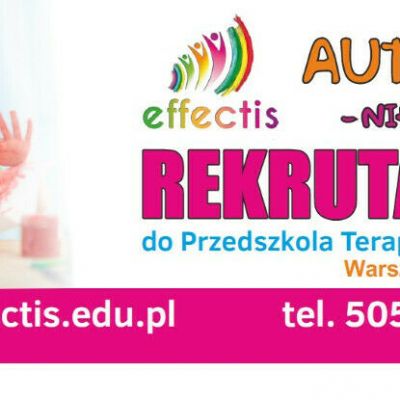 Effectis - PRZEDSZKOLE TERAPEUTYCZNE dla dzieci z autyzmem, KONSULTACJE, DIAGNOZA, TERAPIA