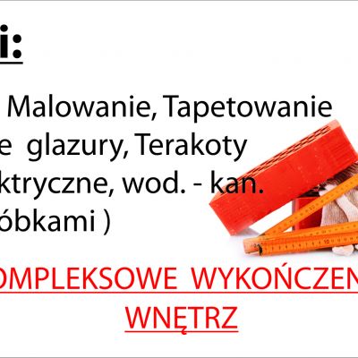 Kompleksowe remonty i wykończenia wnętrz - Kraków i okolice 519-876-000