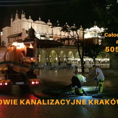 Pogotowie kanalizacyjne Kraków 24h/7 WUKO inspekcja TV całodobowo