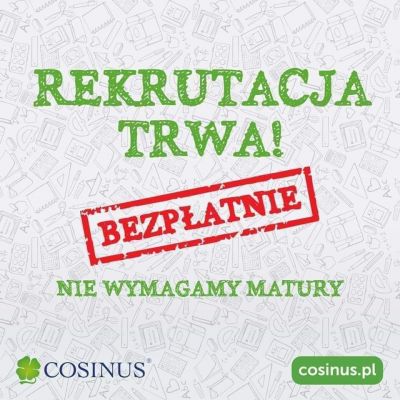 Rekrutacja wciąż otwarta! Cosinus Kraków zaprasza