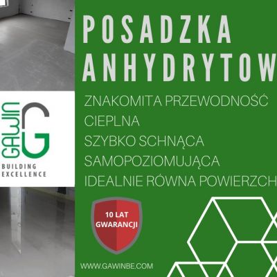 Anhydrytowe posadzki - Gdańsk