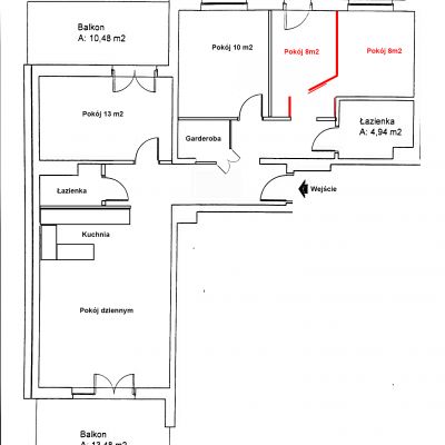 Duże rodzinne mieszkanie 100 m2, 4/5 pokoi, 3 balkony, parter, 2 miejsca garażowe. odświeżone