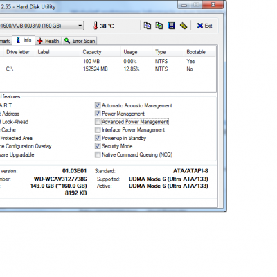 Windows 7 Pro AMD3200 + 2.01 GHz 4GB RAM DDR 400 HDD 160 GB