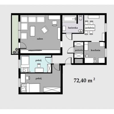 Mieszkanie dla rodziny / 72,4 m2 /bezpośrednio/do negocjacji