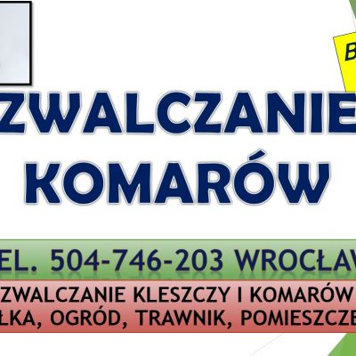 Firma zwalczająca komary, cennik usługi. Tel. 504-746-203. Wrocław, Odkomarzanie działki