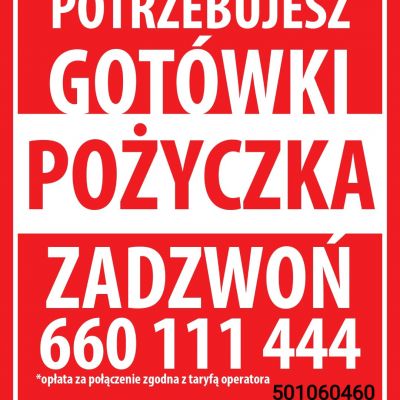 Szybka pożyczka gotówkowa Bełchatów, Łask, Pajęczno i okolice