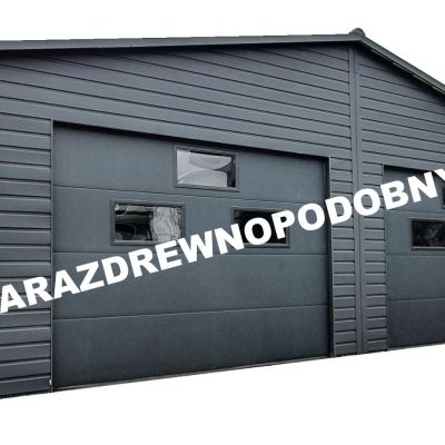 Garaż Blaszany Drewnopodobny 8x6