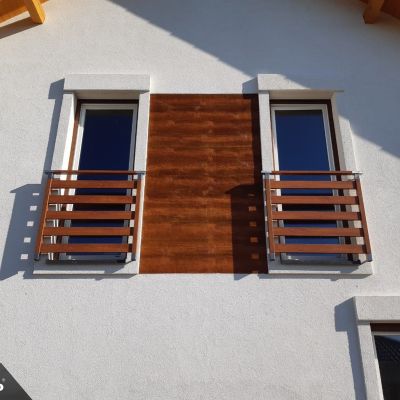 Balkon francuski portfenetr rzygownik Standard aluminium